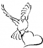 Dove With Heart