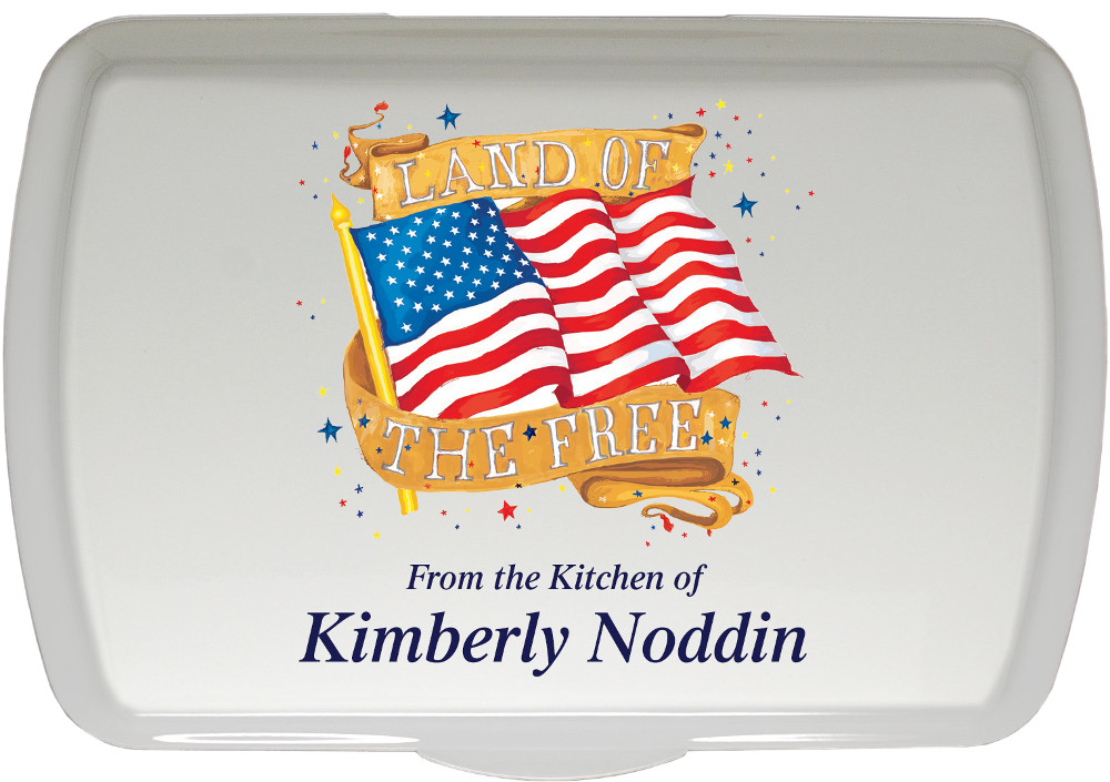 9X13" Proud American Design,Traditional Lid Only - Click Image to Close