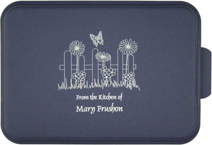 (image for) 9X13" Original Cake Pan & Lid - Navy Blue, Textured Finish