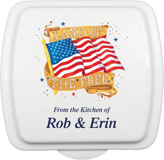 9X9 Proud American Design, Traditional Pan