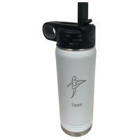(image for) White Polar Camel Water Bottle, 20oz