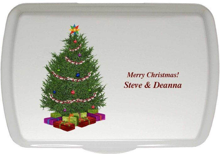 9X13" Christmas Tree Design,Traditional Lid Only