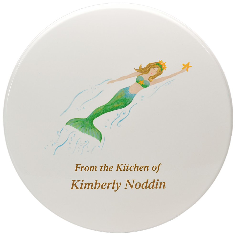 Cookie Tin, Mermaid Design - Click Image to Close