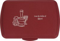 9X13" Traditional Cranberry Lid Only, Textured Finish
