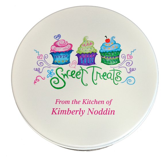 Cookie Tin, Sweet Treats Design