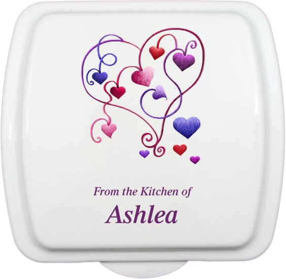 (image for) 9X9 Heart Vine Design, Doughmakers Pan