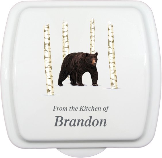 9x9 Bear Birch Design, Lid Only