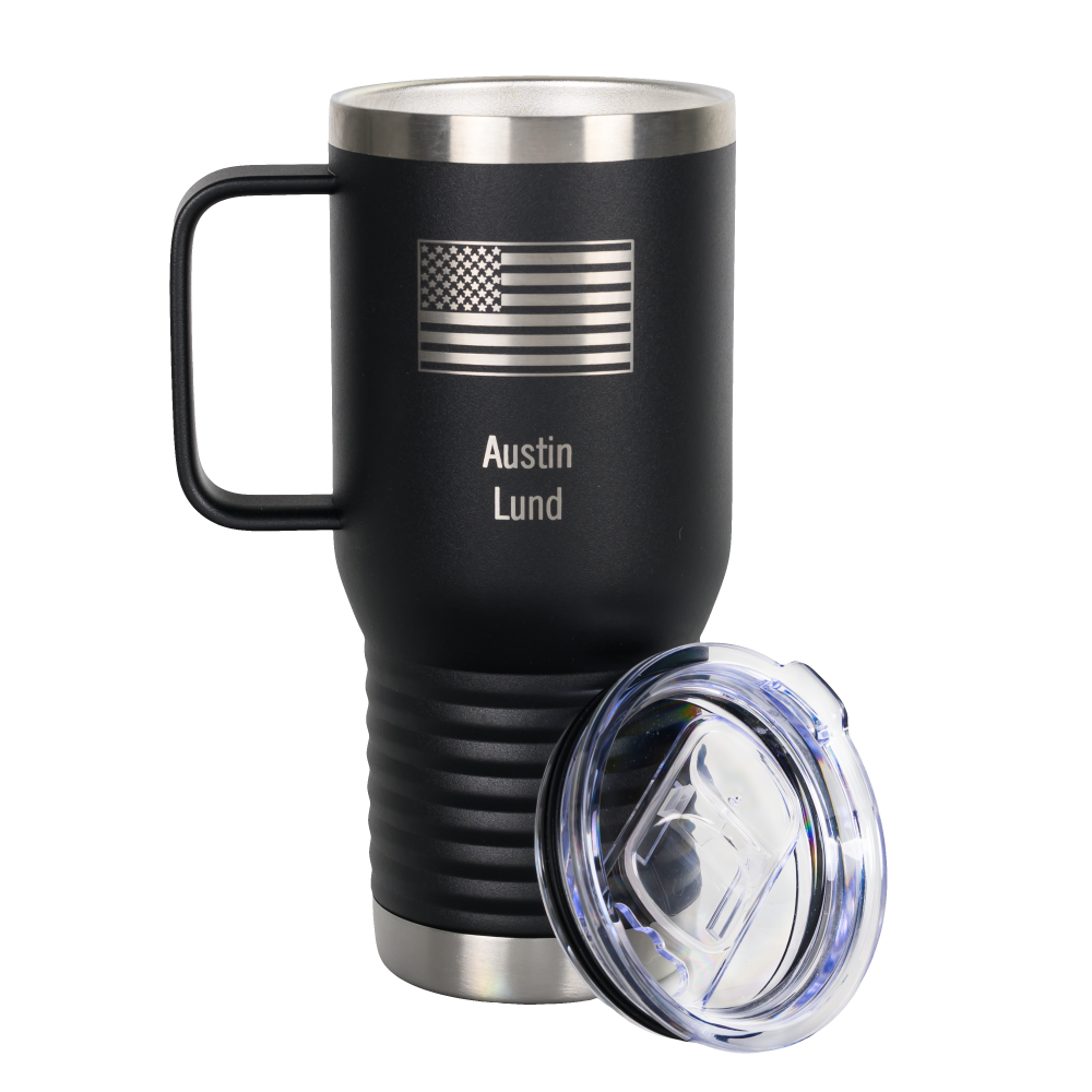 (image for) Black Polar Camel Handled, 20oz
