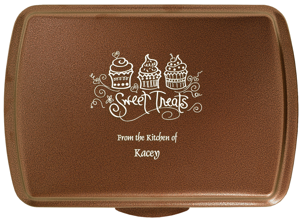 9x13" Cake Pan - Penny Vein Hammered Metal Look - Click Image to Close
