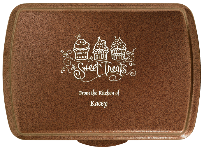 9x13" Cake Pan - Penny Vein Hammered Metal Look