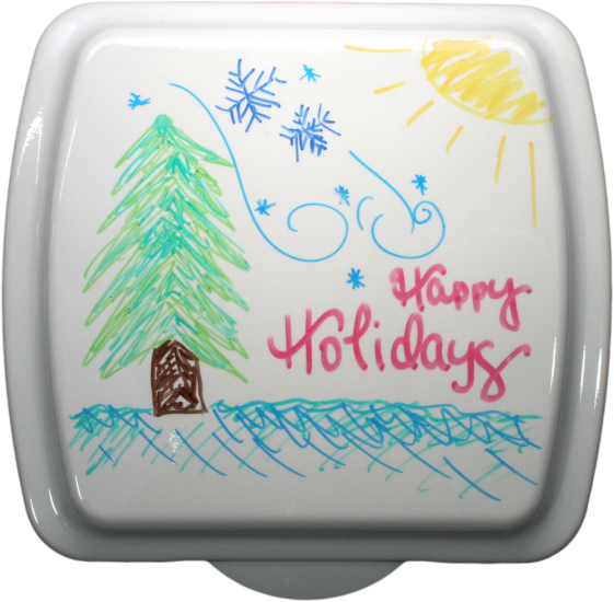 9x9 Traditional Pan & Lid - Draw-Bake-Erase