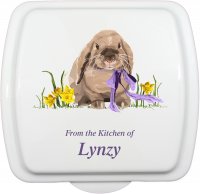 9x9 Spring Bunny Design, Lid Only