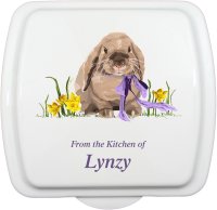 9x9 Spring Bunny Design, Lid Only