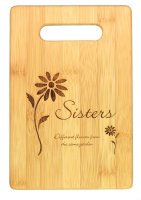 9x6" Bamboo Cutting Boards, Sisters (image for) 9x6" Bamboo Cutting Boards, Sisters
