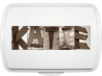 Custom Photo Letter Artwork Lid, Doughmakers Cake Pan