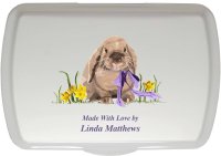 9X13" Spring Bunny Design, Bar Pan