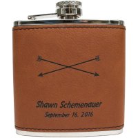 Rawhide Flask