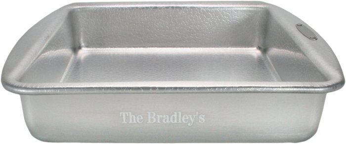 Personalized 9x9 Doughmakers Cake Pan