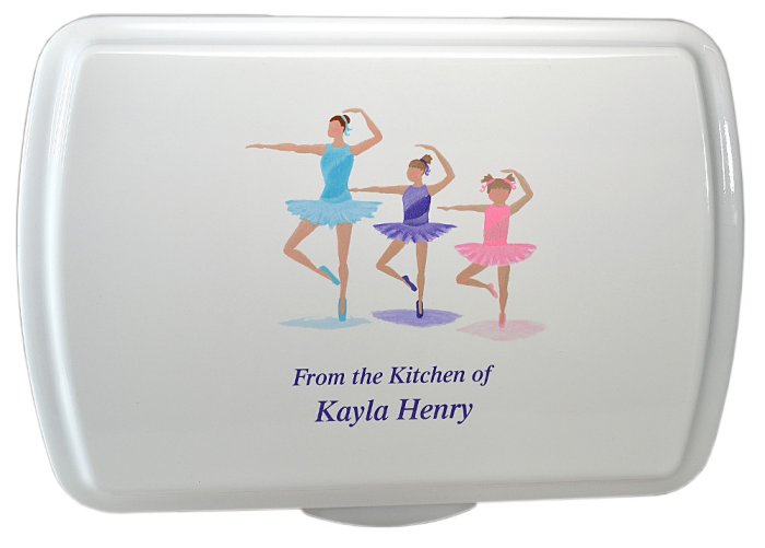 (image for) 9X13" Ballerina Design,Traditional Lid Only