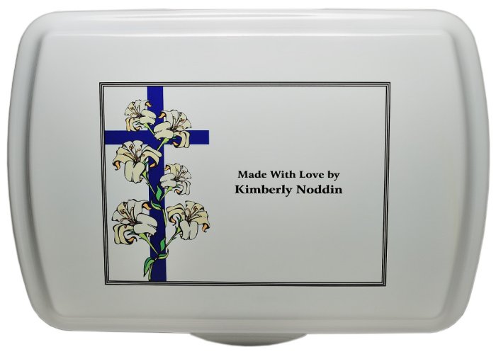 9x13" Easter Cross Designer Series, Lid Only