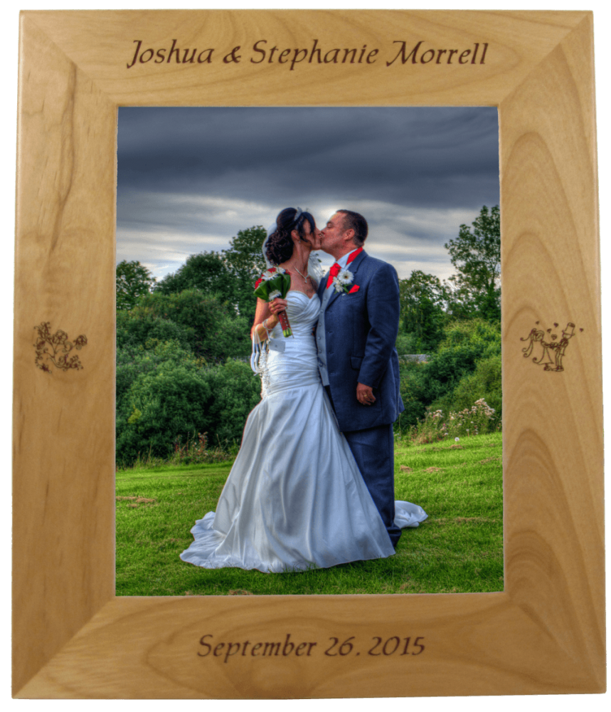 Personalized Photo Frame For 8"X10" Prints - Click Image to Close