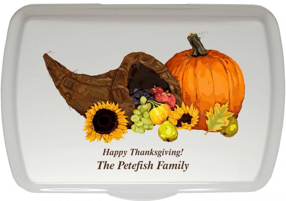 9X13" Autumn Harvest Design,Traditional Lid Only - Click Image to Close
