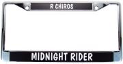 (image for) Chrome, Personalized License Plate Frame