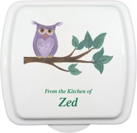 9X9 Owl 1 Design, Doughmakers Pan