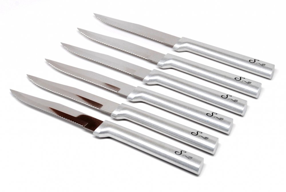 Monogrammed Rada Steak Knife Set - Click Image to Close