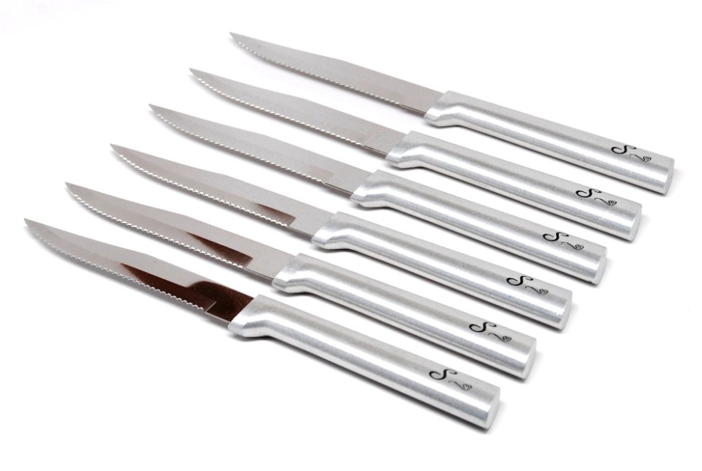 Monogrammed Rada Steak Knife Set - Click Image to Close