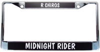 Chrome, Personalized License Plate Frame (image for) Chrome, Personalized License Plate Frame