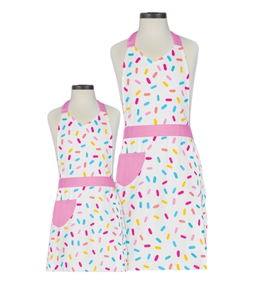 (image for) Adult-Child Apron Set-Sprinkle
