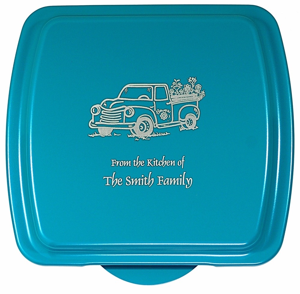 9X9" Doughmakers - Turquoise, Smooth Semigloss Finish - Click Image to Close