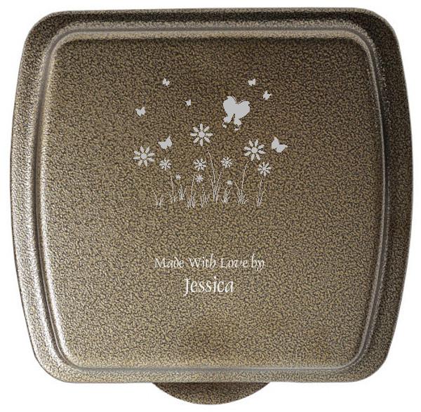 Reviews: 9x9 Gold Vein Hammered Metal Look - $33.99 : That's My Pan!,  Personalized Cake Pans and More