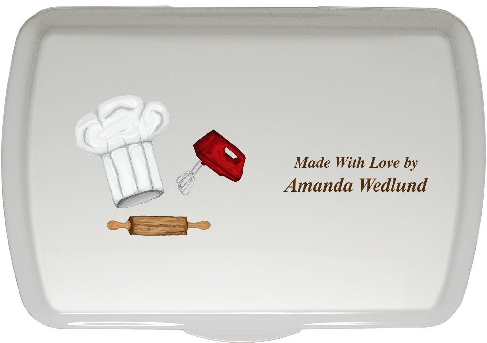 9X13" Baking Design,Traditional Lid Only - Click Image to Close