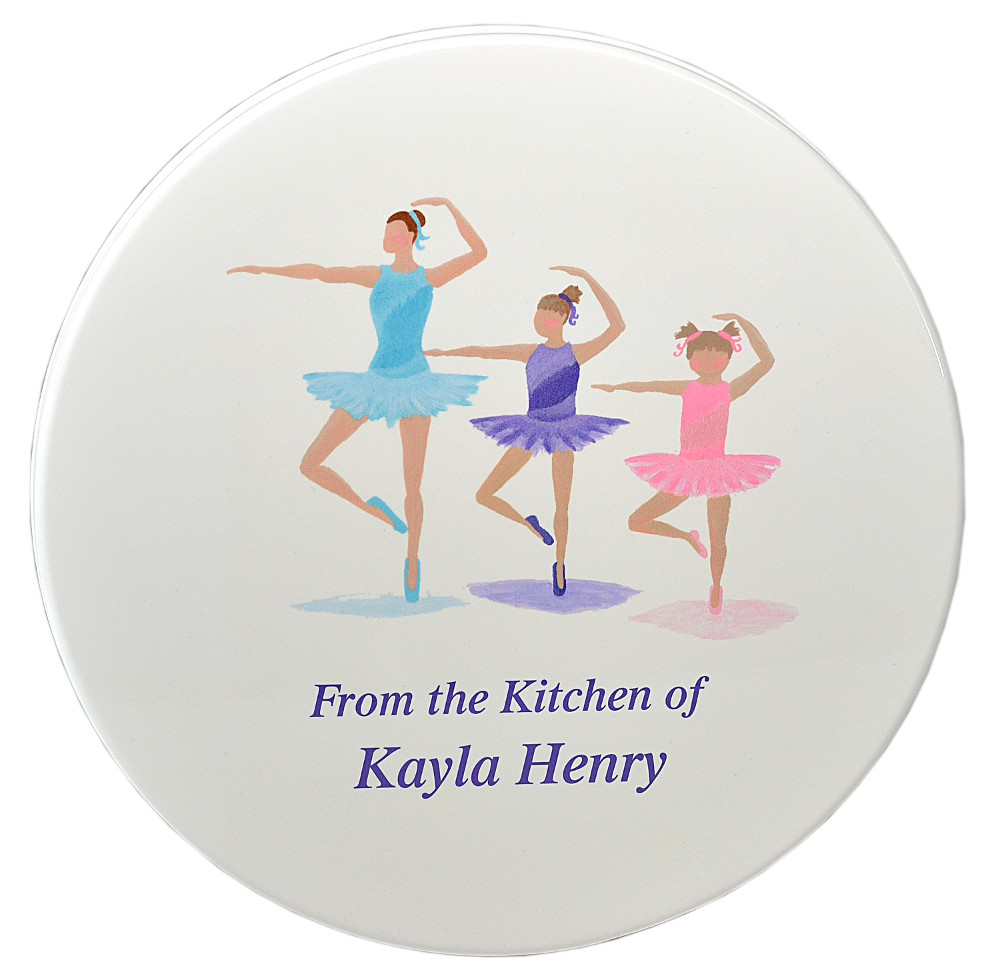 Cookie Tin, Ballerina Design - Click Image to Close