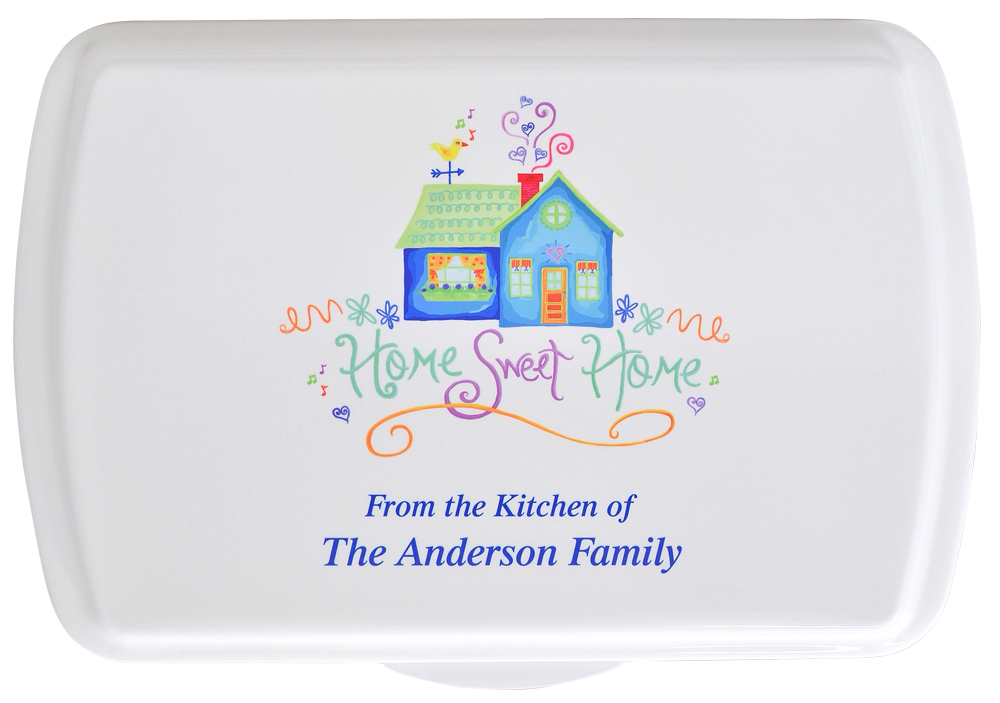 9X13" Home Sweet Home Design, Doughmakers Pan - Click Image to Close