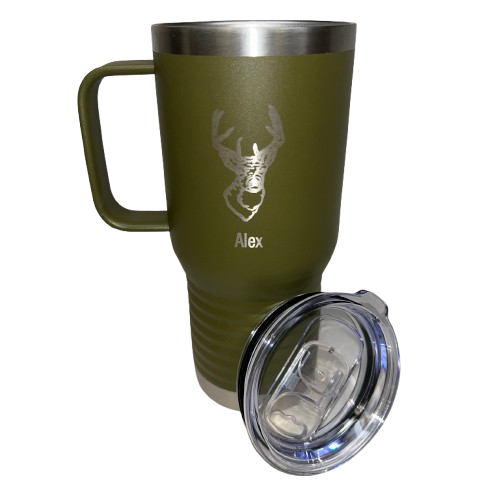 (image for) Olive Polar Camel Handled, 20oz