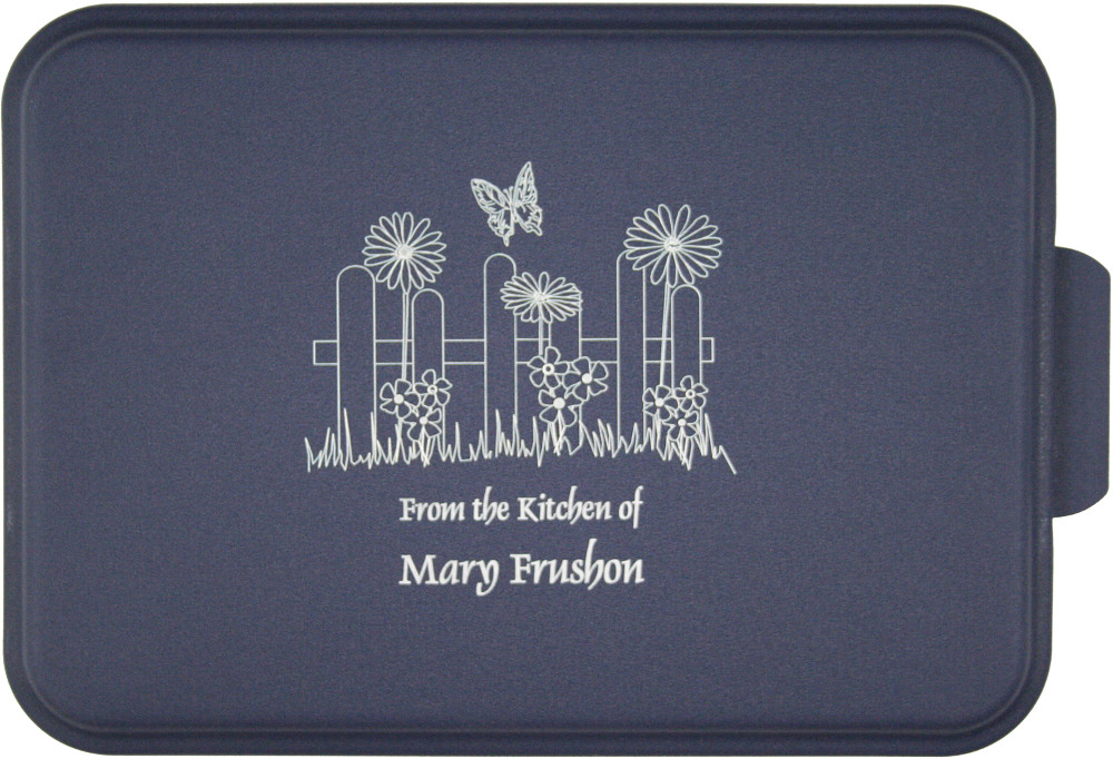 (image for) 9X13" Original Cake Pan & Lid - Navy Blue, Textured Finish