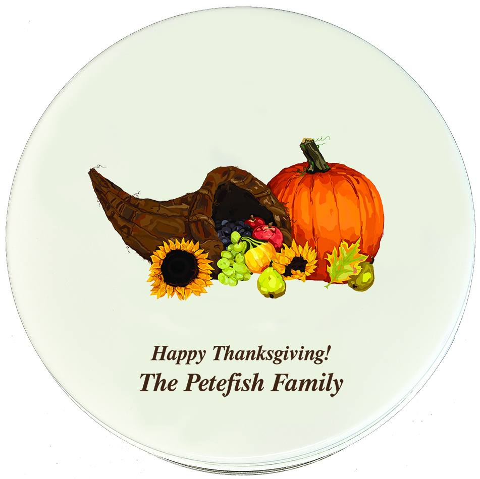 Cookie Tin, Autumn Harvest Design - Click Image to Close