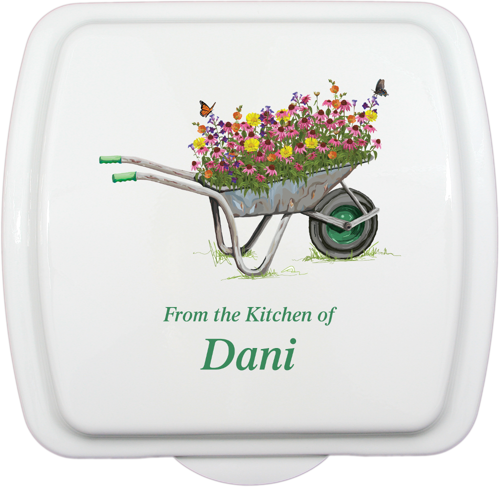 (image for) 9x9 Wheelbarrow Flowers, Lid Only