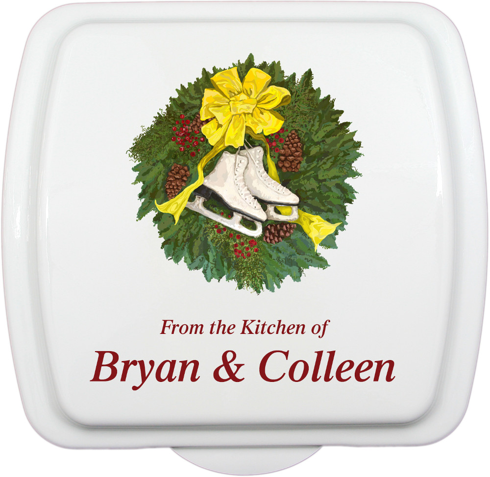 (image for) 9X9 Wreath Skates Design, Doughmakers Pan