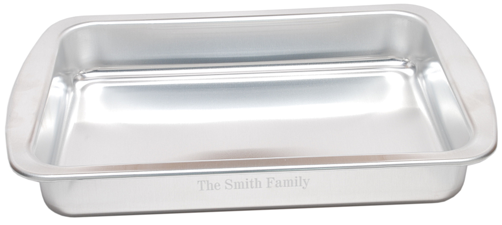 9 x 13 Aluminum Cake Pan with Lid - Sams Engraving & Gifts