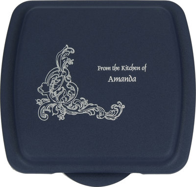 9X9" Doughmakers - Navy Blue, Textured Finish - Click Image to Close