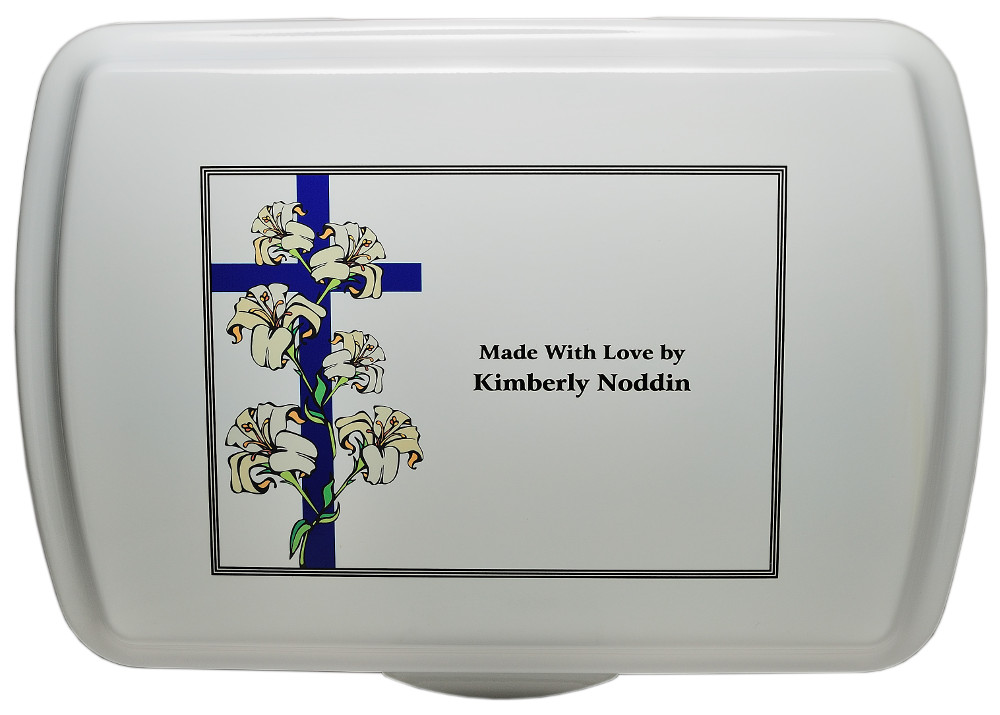 9x13" Easter Cross Designer Series, Lid Only - Click Image to Close
