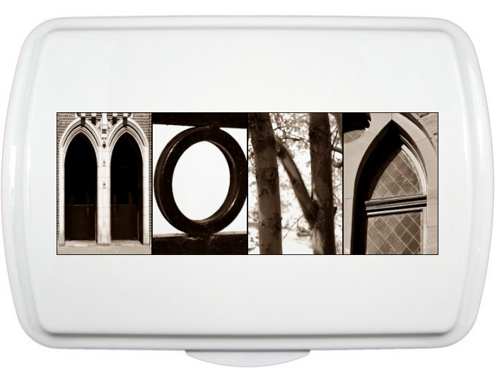 Custom Photo Letter Artwork Lid, Bar Pan