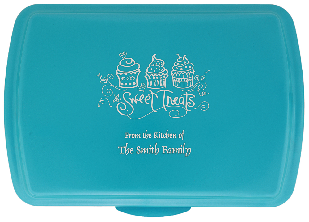 (image for) 9x13" Bar Pan - Turquoise, Smooth Semigloss Finish