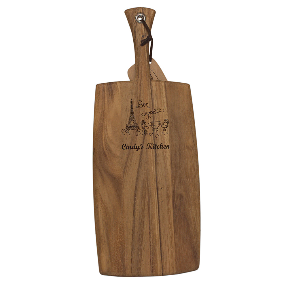 Acacia Wood Paddleboard - Click Image to Close